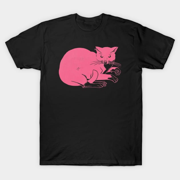 Pink Cat T-Shirt by The Favorita